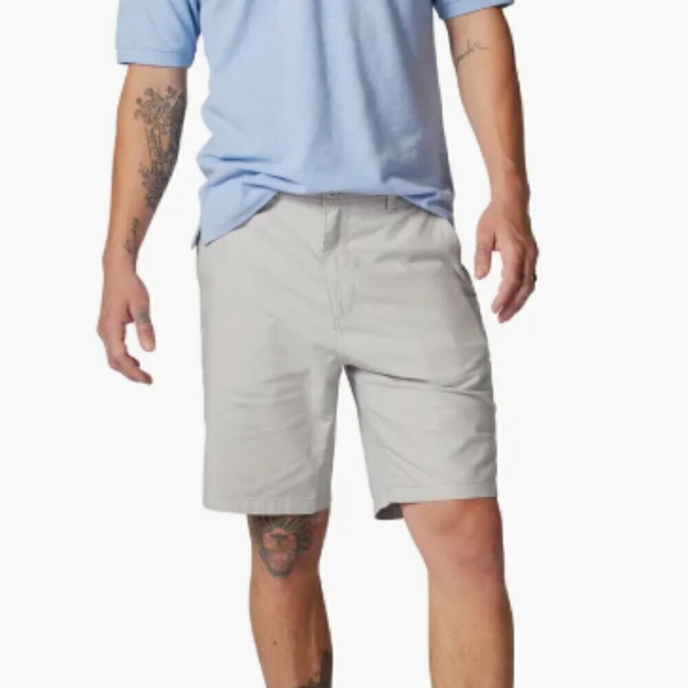 Rodd & Gunn Men's Millwater Stretch Twill Shorts Size 35 in Sand Casual EUC